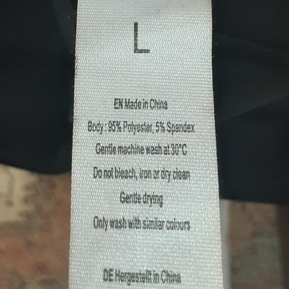 Persit New Black 1/4 Zip Pullover Fleece Lined Long Sleeve Shirt Thumbholes Lg - Picture 12 of 15